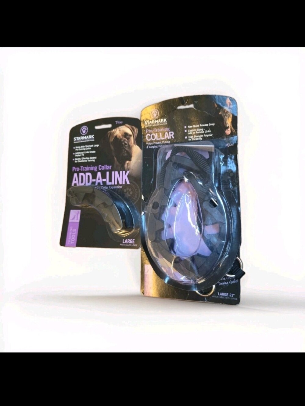 Bundle! Starmark Pro Training Dog Collar & Pro Training Collar Add-a-link Large